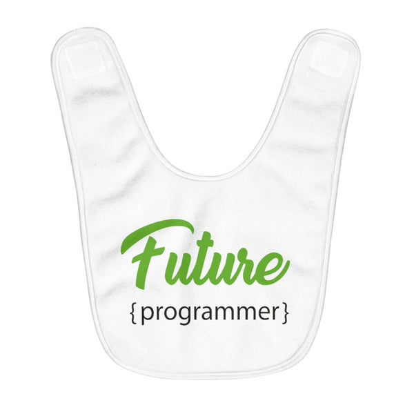 Future Programmer – Fleece Baby Bib