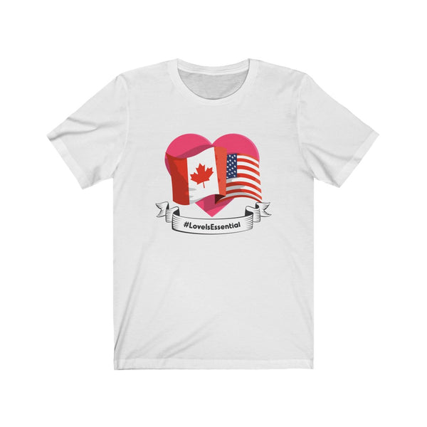 Love Is Essential (Flags) V1 - Unisex Jersey Short Sleeve Tee