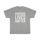 #000000 Black Lives Matter Unisex Heavy Cotton Tee