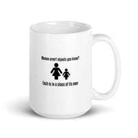 Women Aren't Objects - Mug