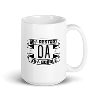 QA, 80% Restart, 20% Google - Mug