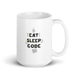 Eat. Sleep. Code. Version II - Mug